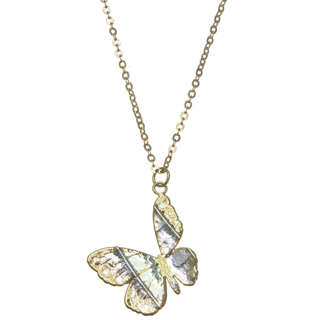 Silver Butterfly Pendant