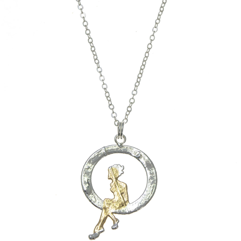 Gold Fairy Circle Pendant