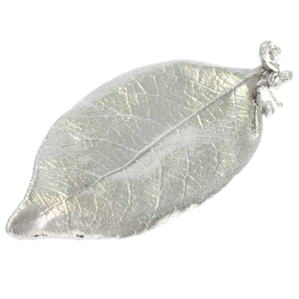 Bay Leaf and Bud Brooch