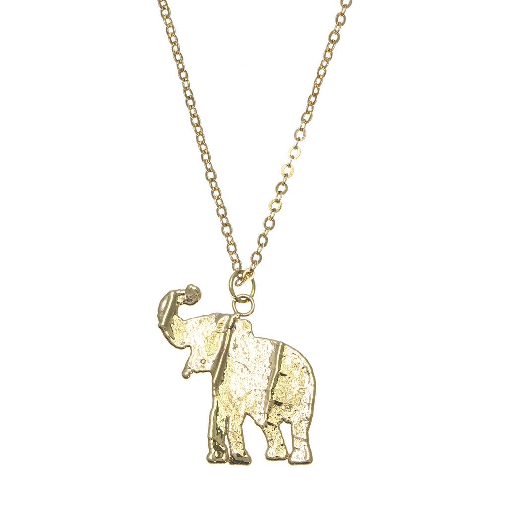 Gold Elephant Pendant