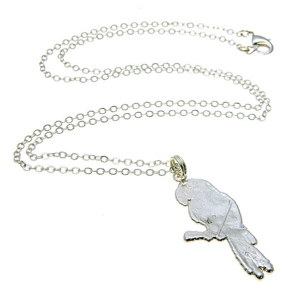 Silver Parrot Pendant