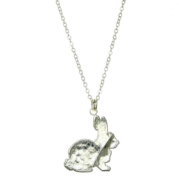 Silver Rabbit Pendant