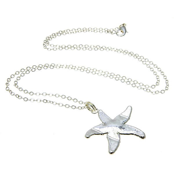 Silver Starfish Pendant