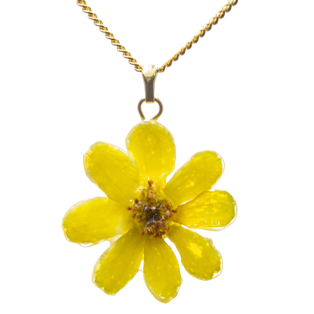 Zinnia Pendant - Yellow