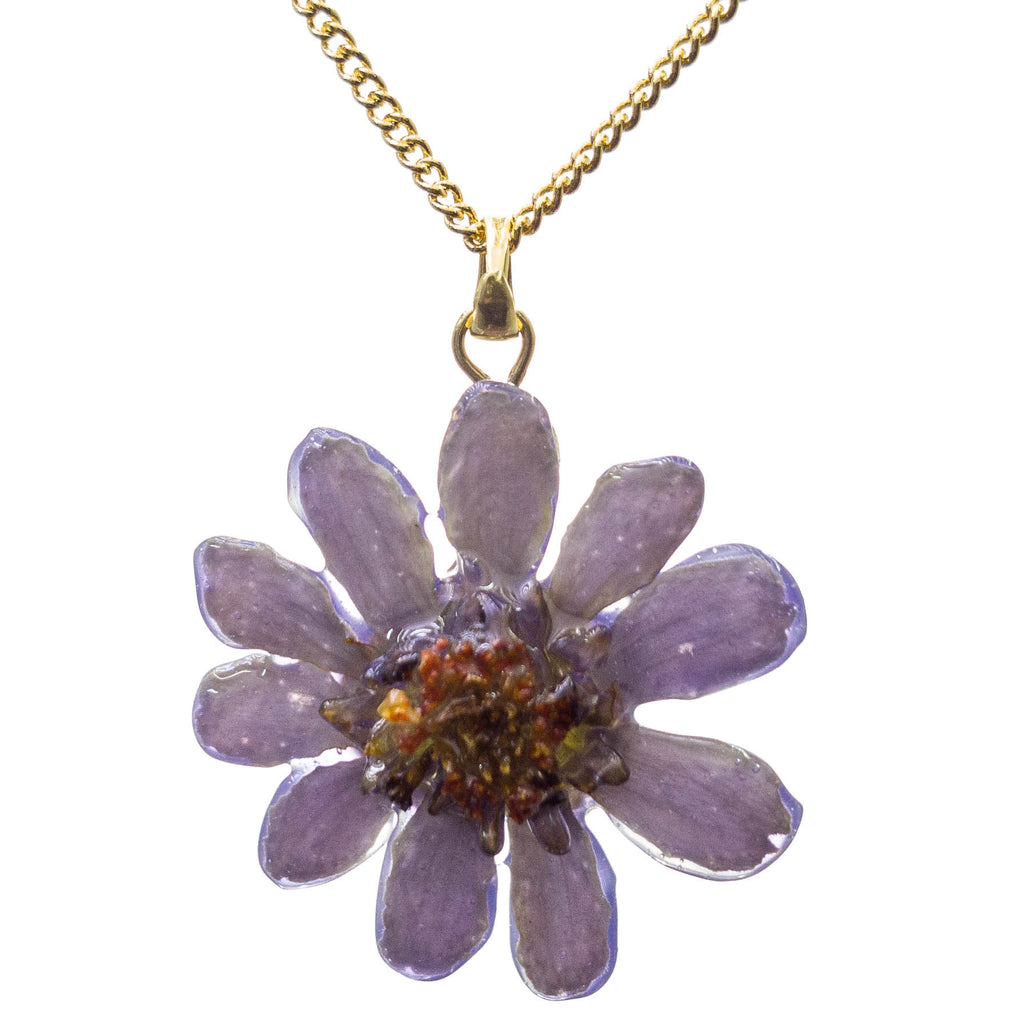 Zinnia Pendant - Purple
